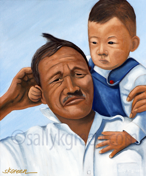 man and his grandson