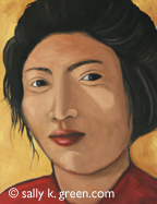 face of a woman of color