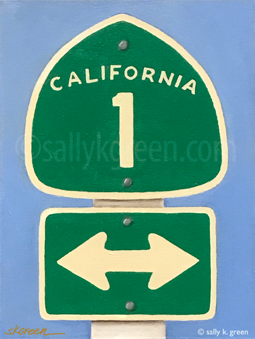 California Coast Hwy sign