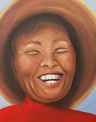 Chinese woman smiling